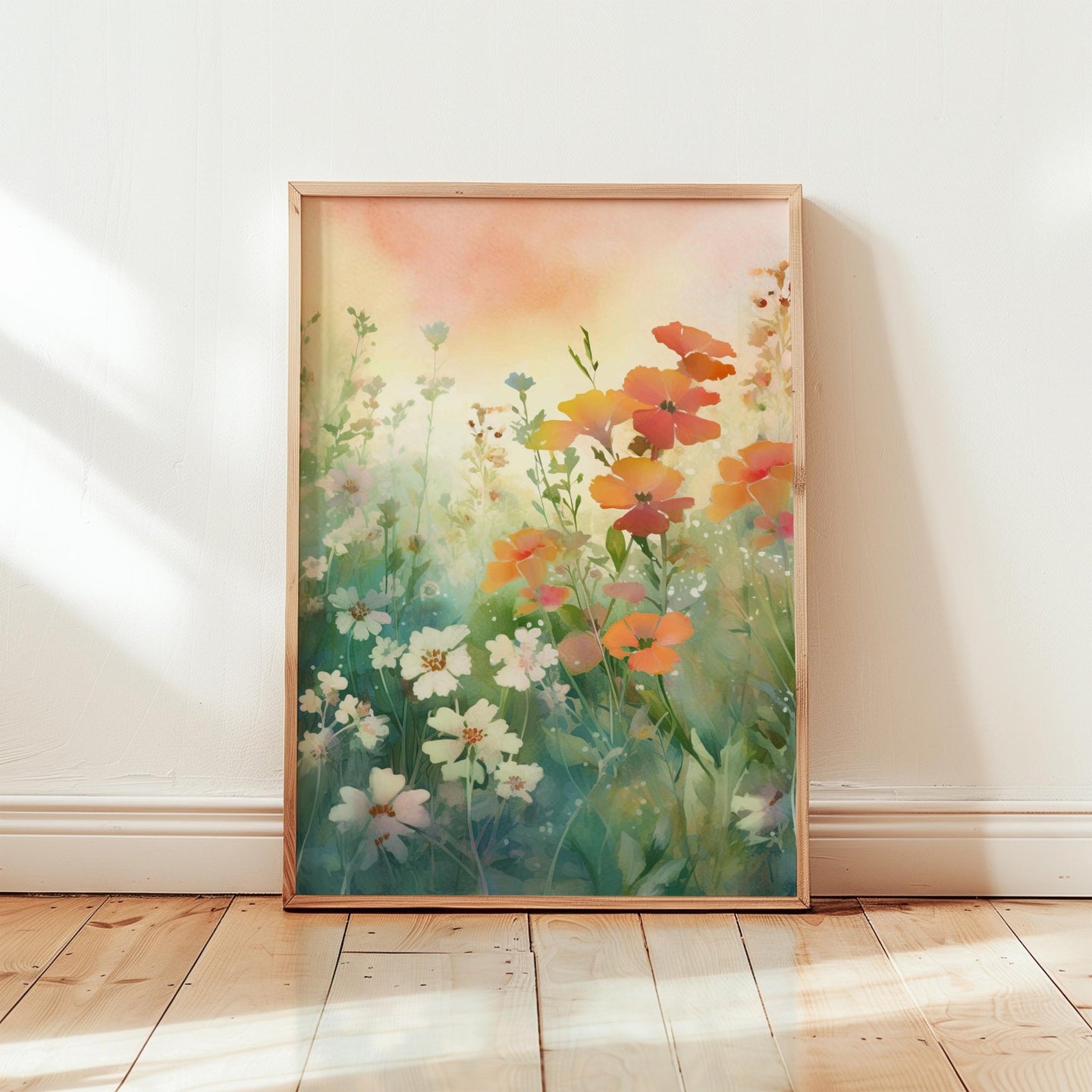 Dreamy Wildflower Poster - Poster - Flower Poster