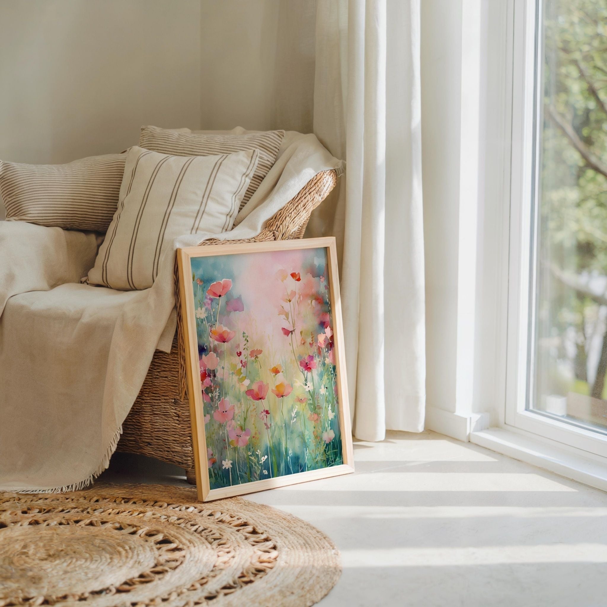 Dreamy Wildflower Poster - Poster - Flower Poster