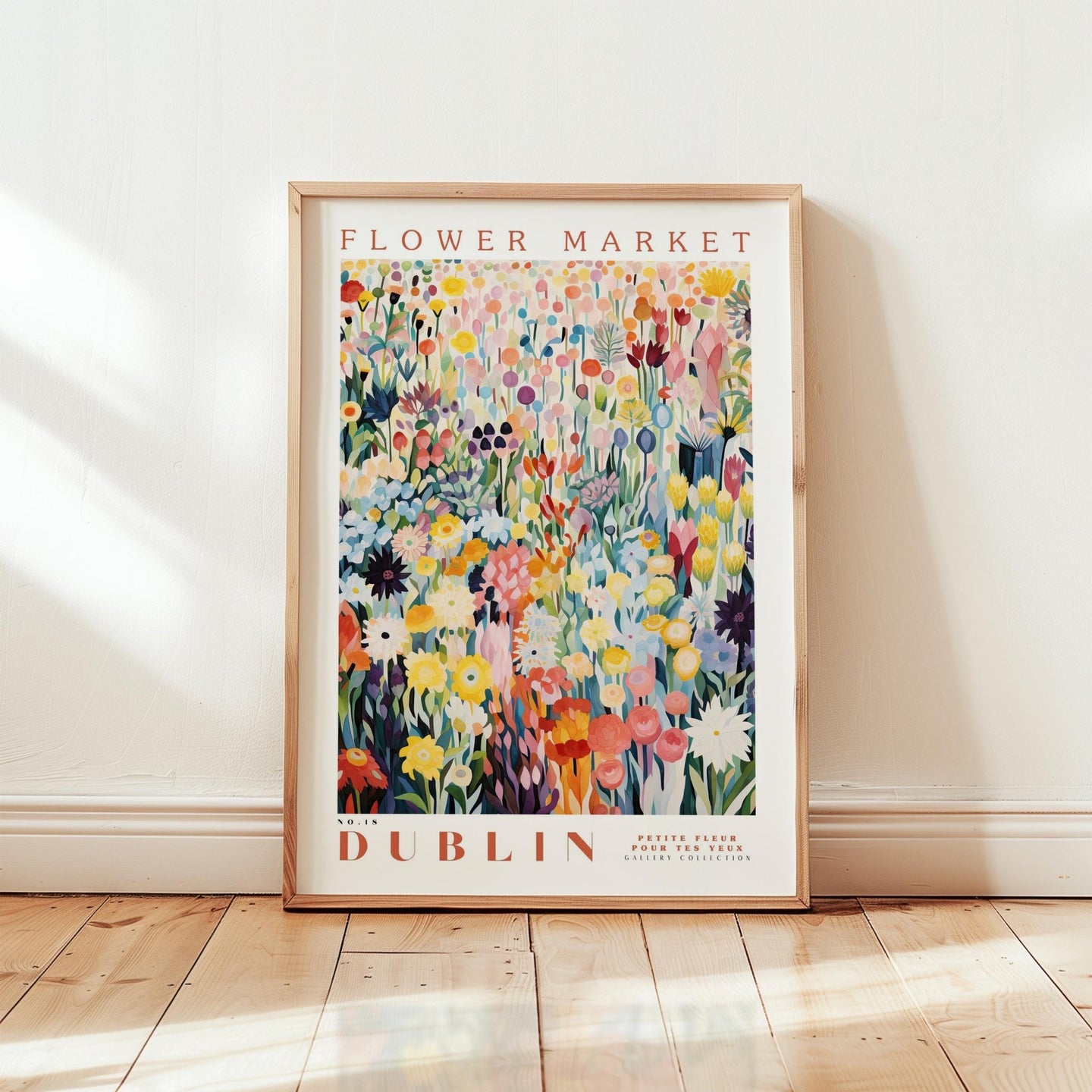 Dublin Flower Market Poster - Poster - Flower Poster