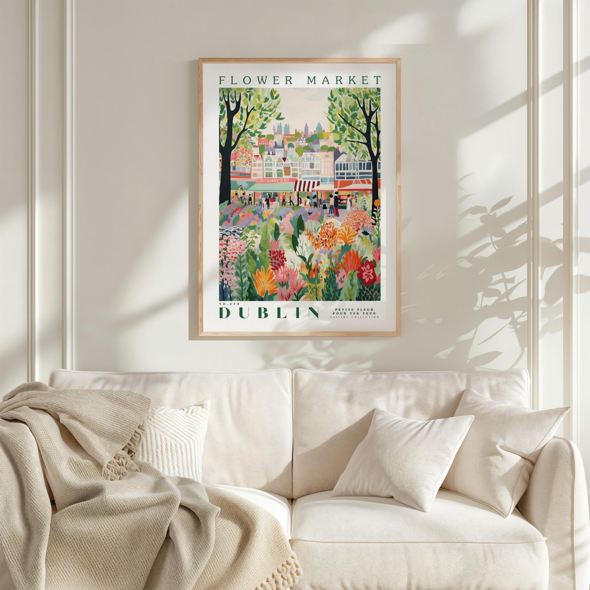 Dublin Flower Market Poster - Poster - Flower Poster