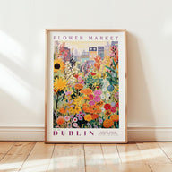 Dublin Flower Market Poster - Posters - Flower Poster