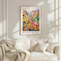 Dublin Flower Market Poster - Posters - Flower Poster