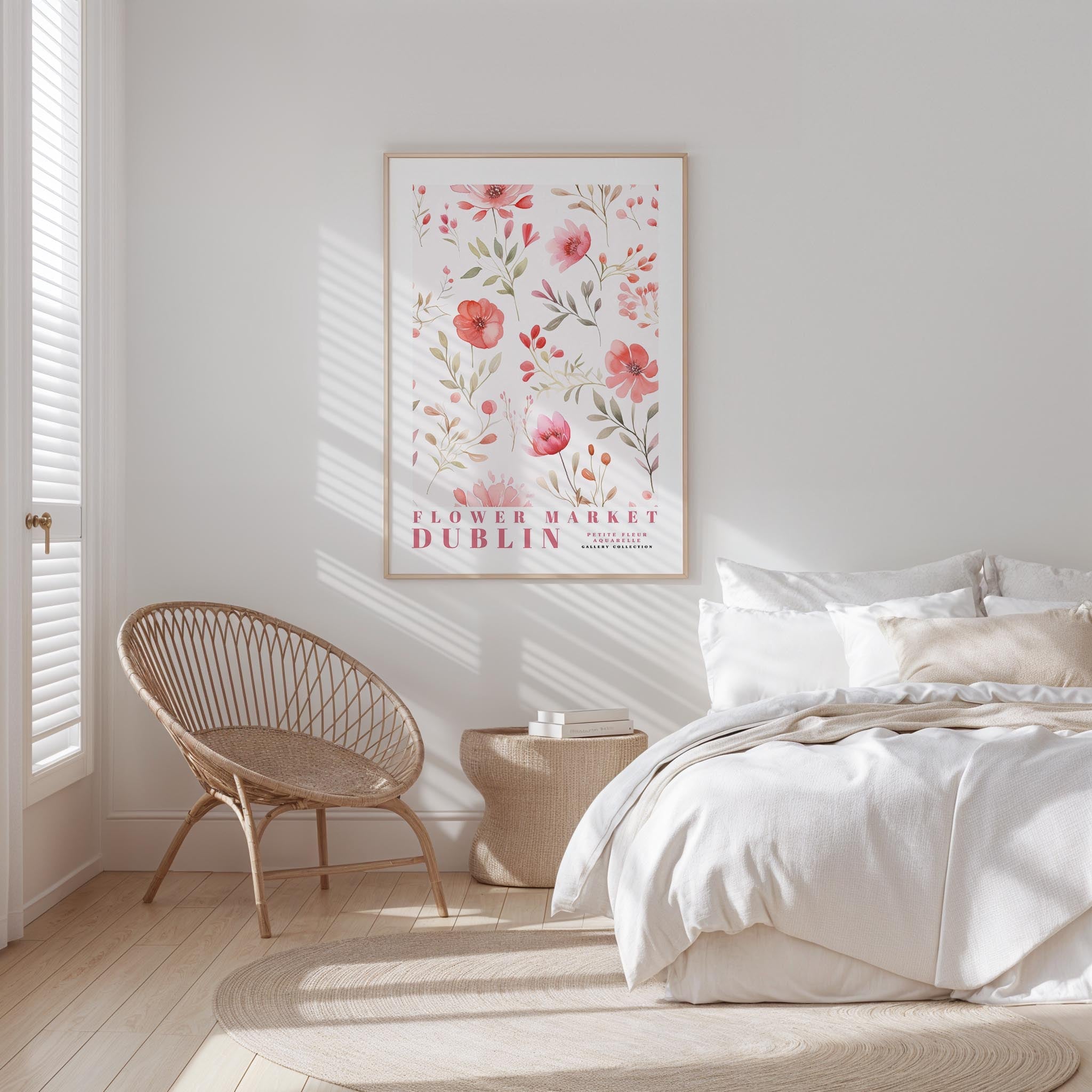 Dublin Flower Market Poster - Posters - Flower Poster