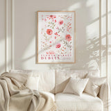 Dublin Flower Market Poster - Posters - Flower Poster