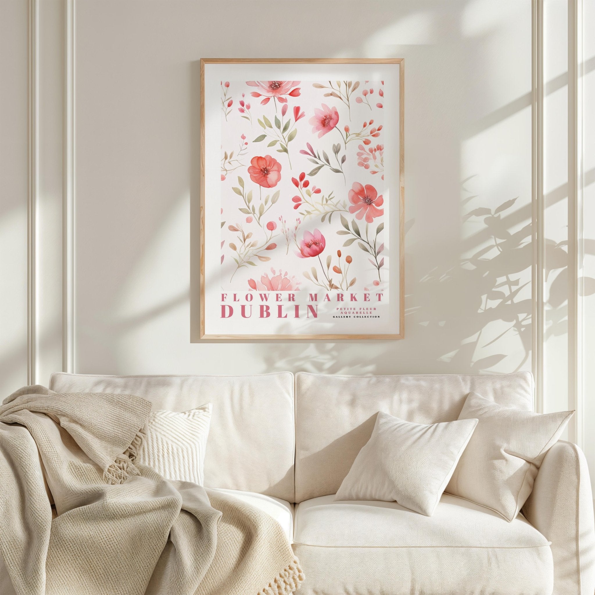 Dublin Flower Market Poster - Posters - Flower Poster
