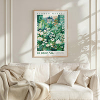 Dubrovnik Flower Market Poster - Posters - Flower Poster
