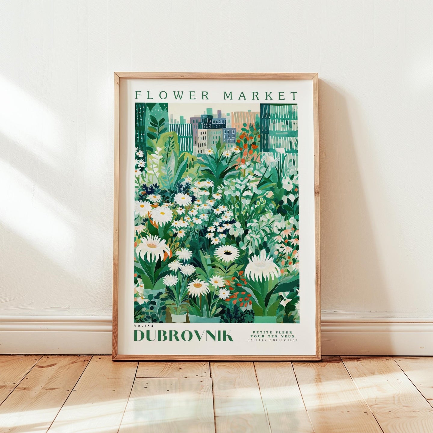 Dubrovnik Flower Market Poster - Posters - Flower Poster
