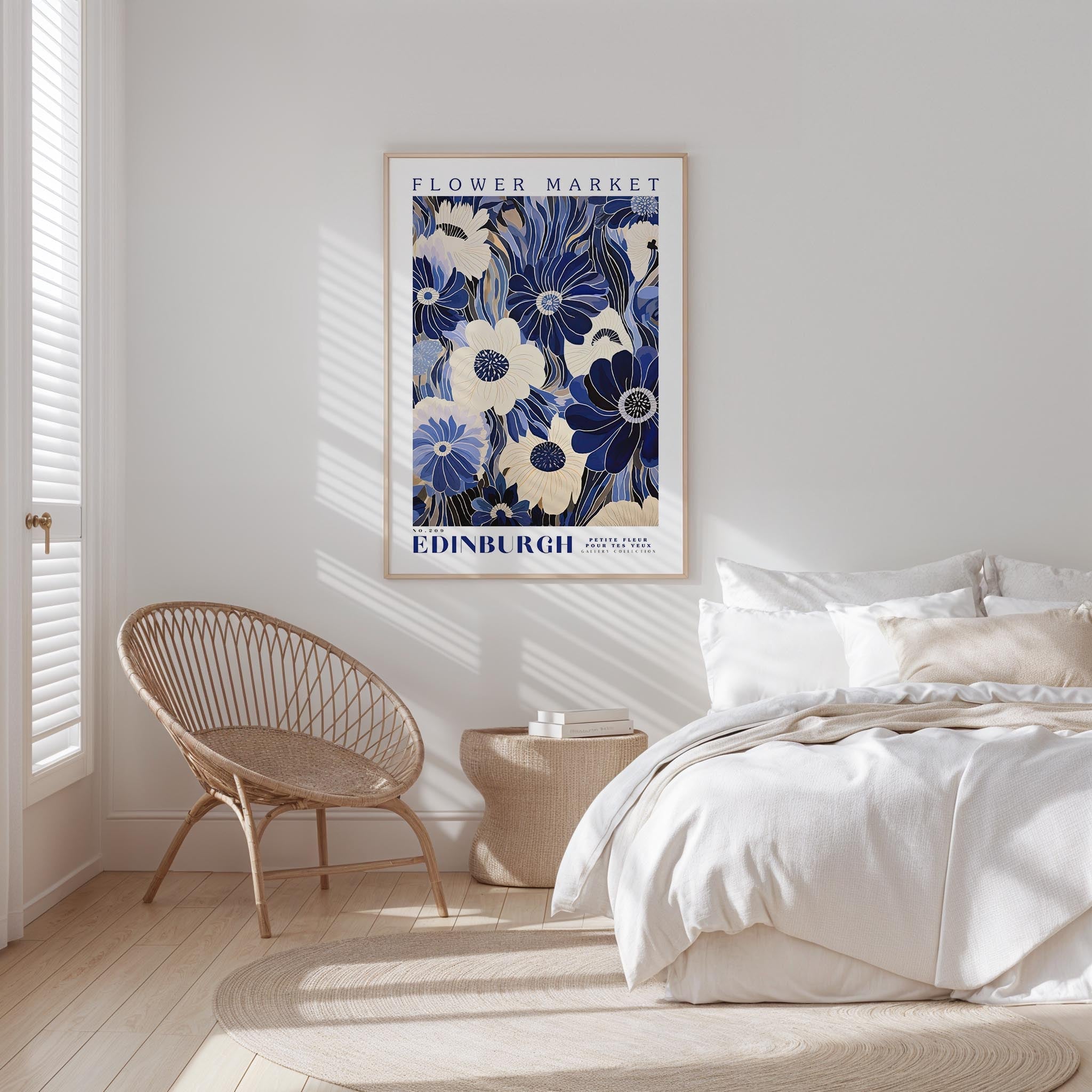 Edinburgh Flower Market Poster - Poster - Flower Poster