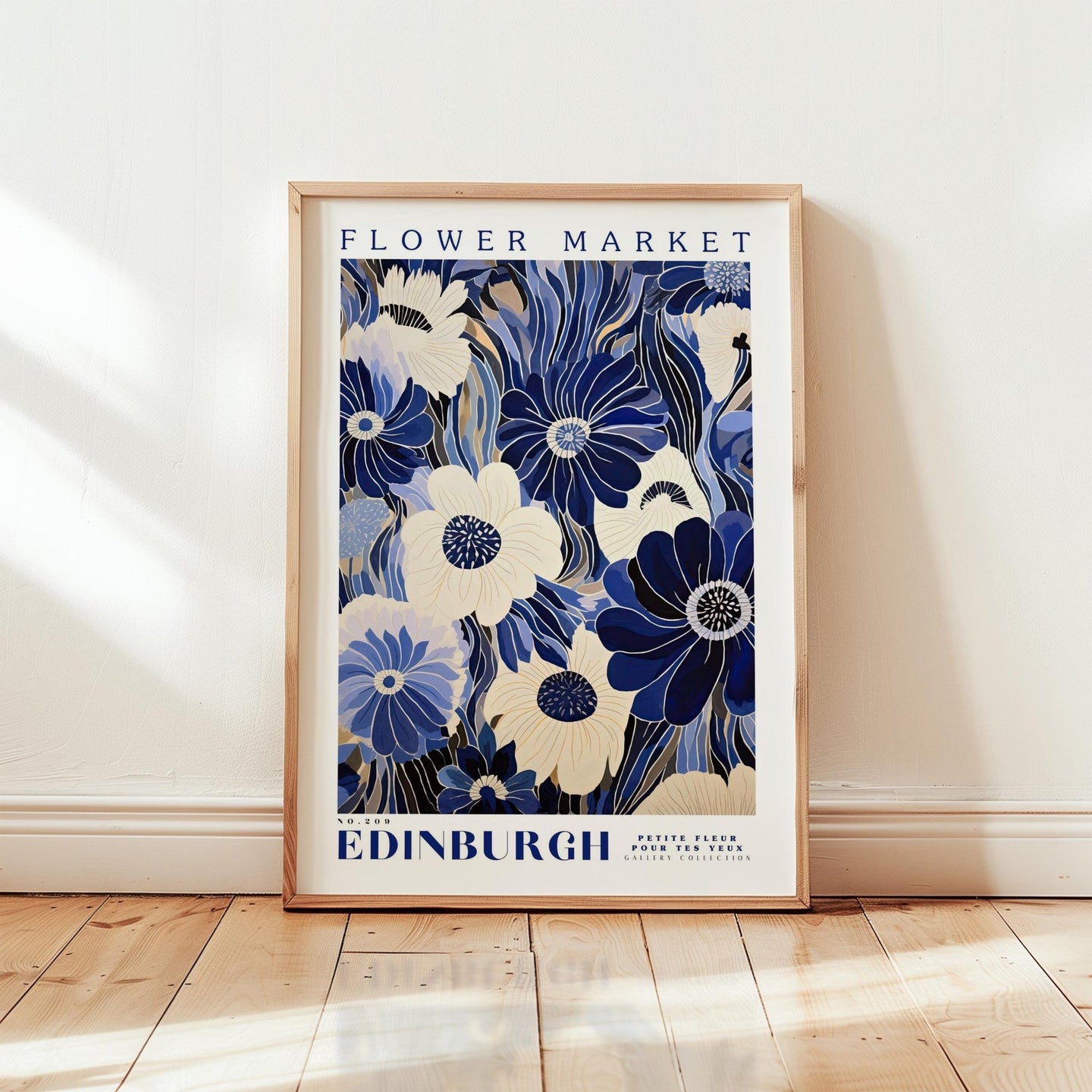 Edinburgh Flower Market Poster - Poster - Flower Poster