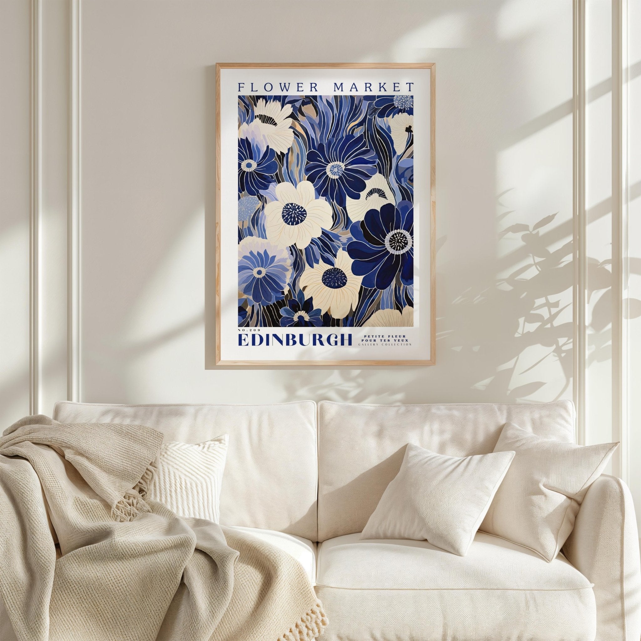Edinburgh Flower Market Poster - Poster - Flower Poster