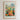 The image is a framed poster depicting a vibrant and colorful flower market in Portland, Oregon.