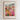The image is a framed poster depicting a colorful and vibrant flower market in the Dominican Republic.