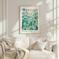 Florence Flower Market Poster - Posters - Flower Poster