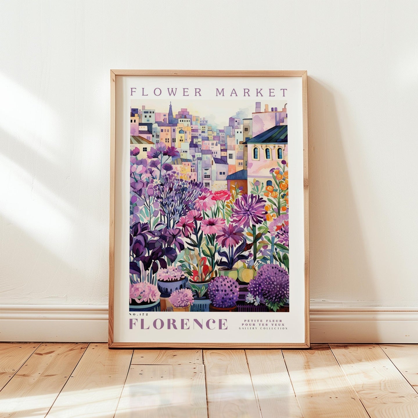Florence Flower Market Poster - Posters - Flower Poster