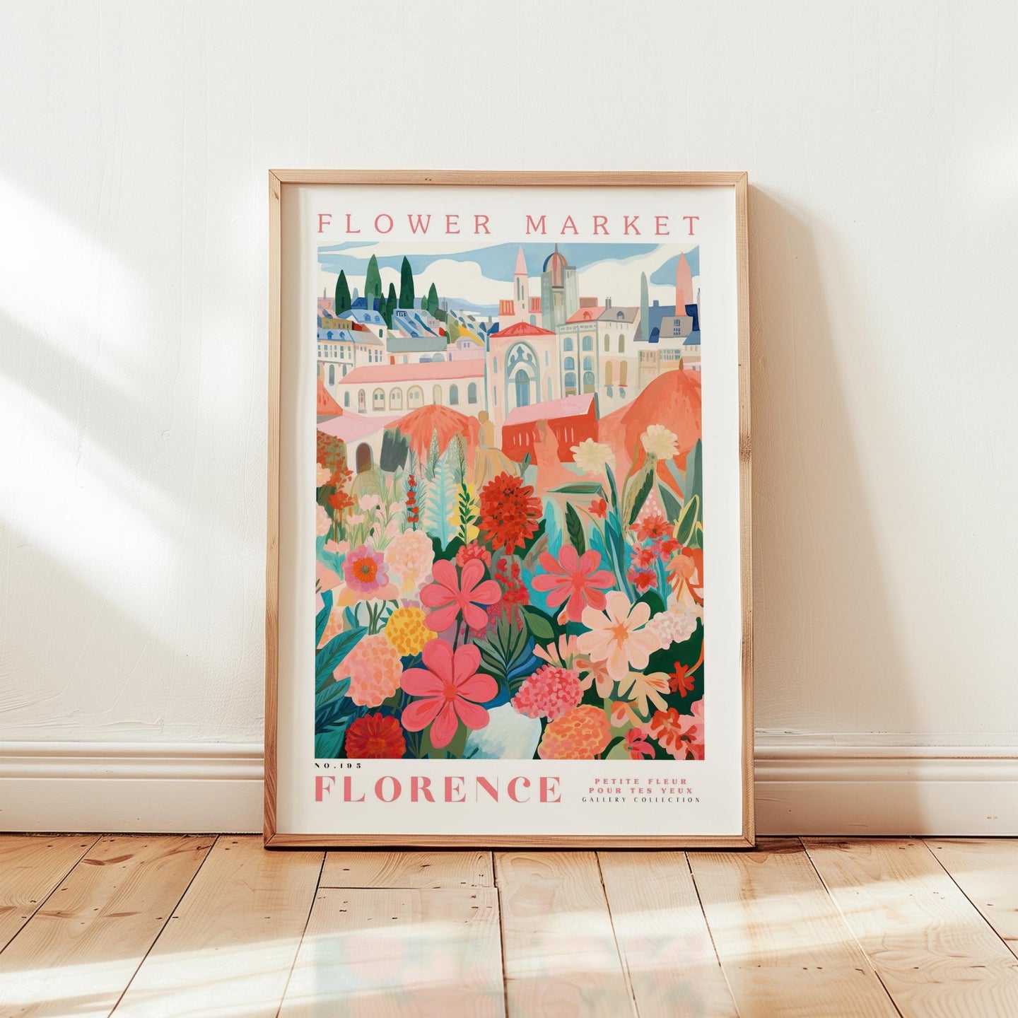 Florence Flower Market Poster - Posters - Flower Poster