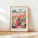 Florence Flower Market Poster - Posters - Flower Poster