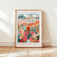 Florence Flower Market Poster - Posters - Flower Poster