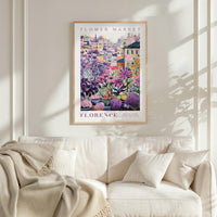 Florence Flower Market Poster - Posters - Flower Poster