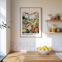 Frankfurt Flower Market Poster - Poster - Flower Poster