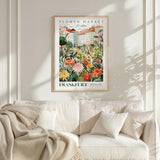 Frankfurt Flower Market Poster - Poster - Flower Poster
