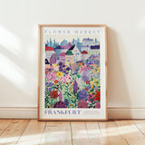 Frankfurt Flower Market Poster - Poster - Flower Poster