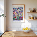 Frankfurt Flower Market Poster - Poster - Flower Poster