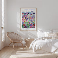Frankfurt Flower Market Poster - Poster - Flower Poster