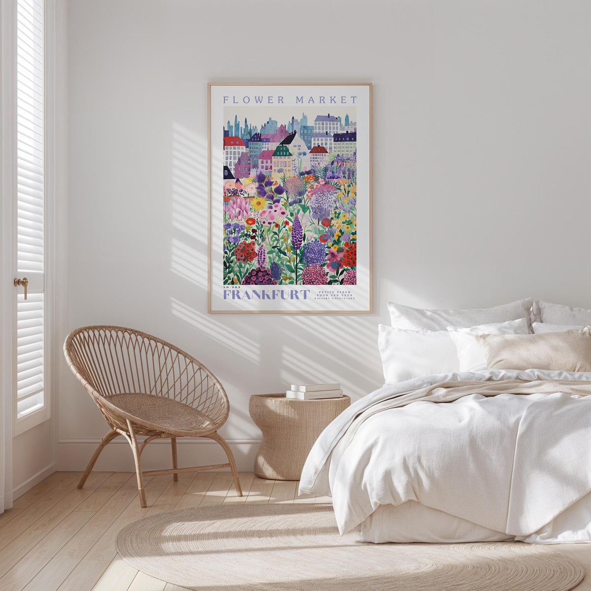 Frankfurt Flower Market Poster - Poster - Flower Poster