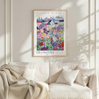 Frankfurt Flower Market Poster - Poster - Flower Poster