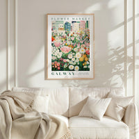 Galway Flower Market Poster - Poster - Flower Poster
