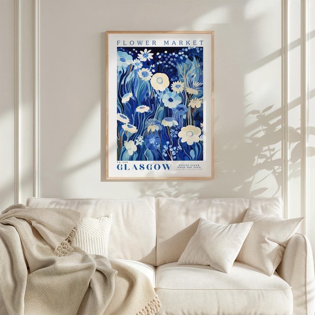 Glasgow Flower Market Poster - Poster - Flower Poster