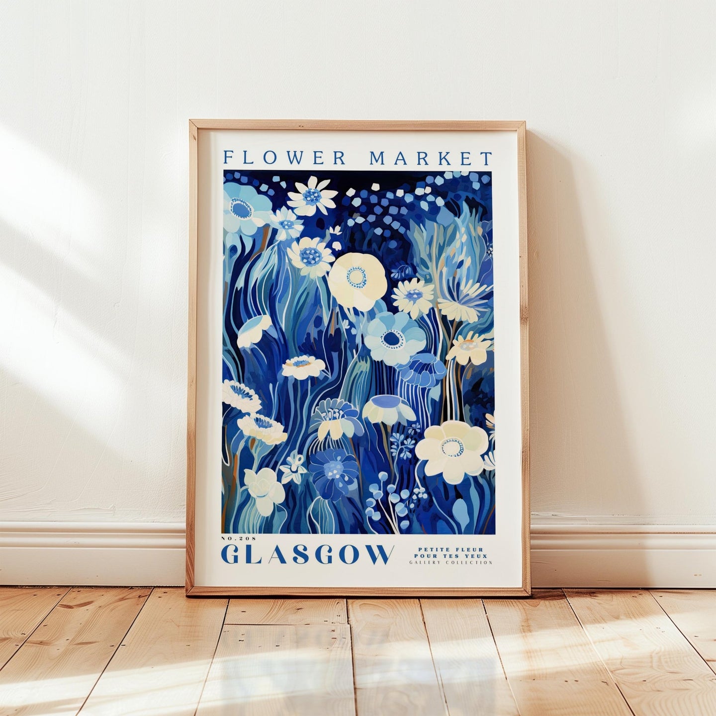 Glasgow Flower Market Poster - Poster - Flower Poster