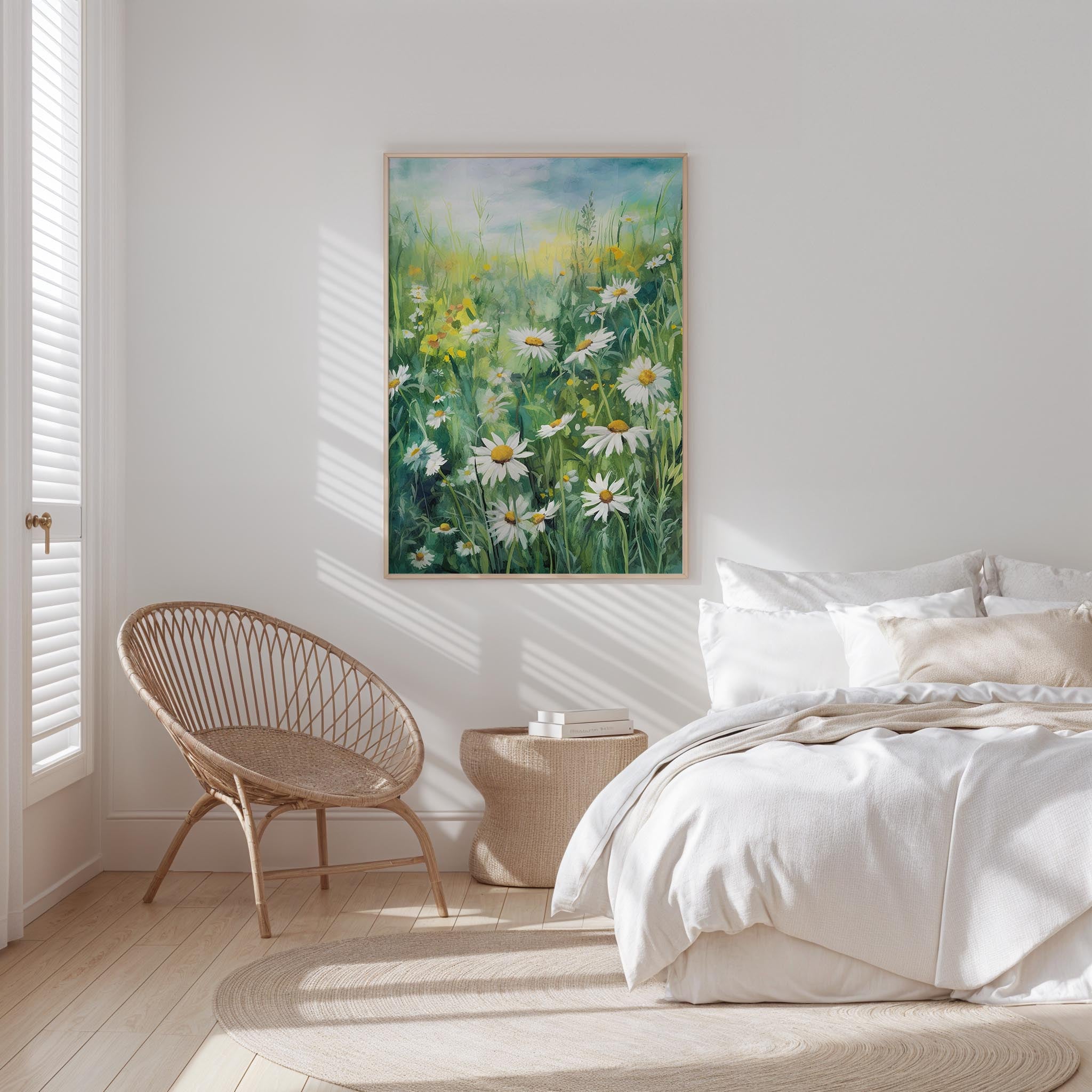 Green Wildflower Poster - Poster - Flower Poster