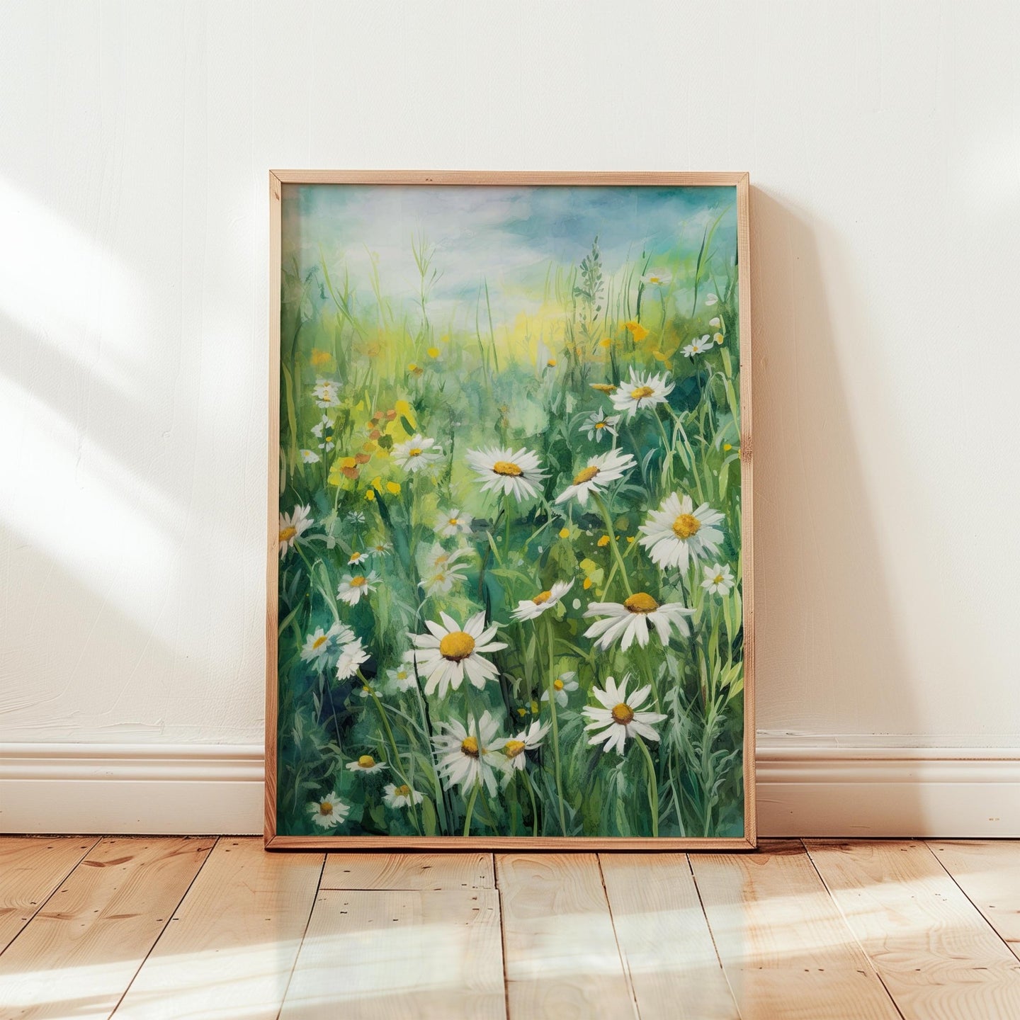 Green Wildflower Poster - Poster - Flower Poster