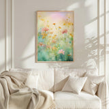 Green Wildflower Poster - Poster - Flower Poster