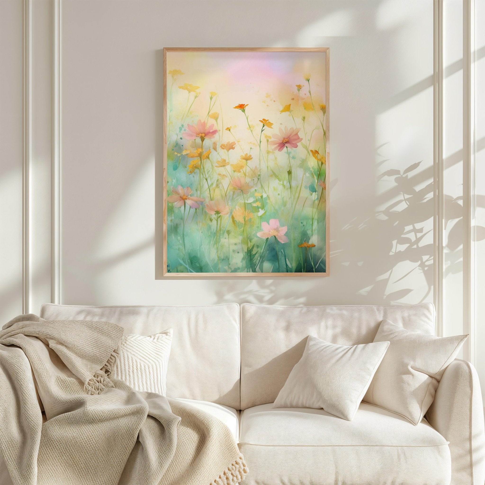 Green Wildflower Poster - Poster - Flower Poster