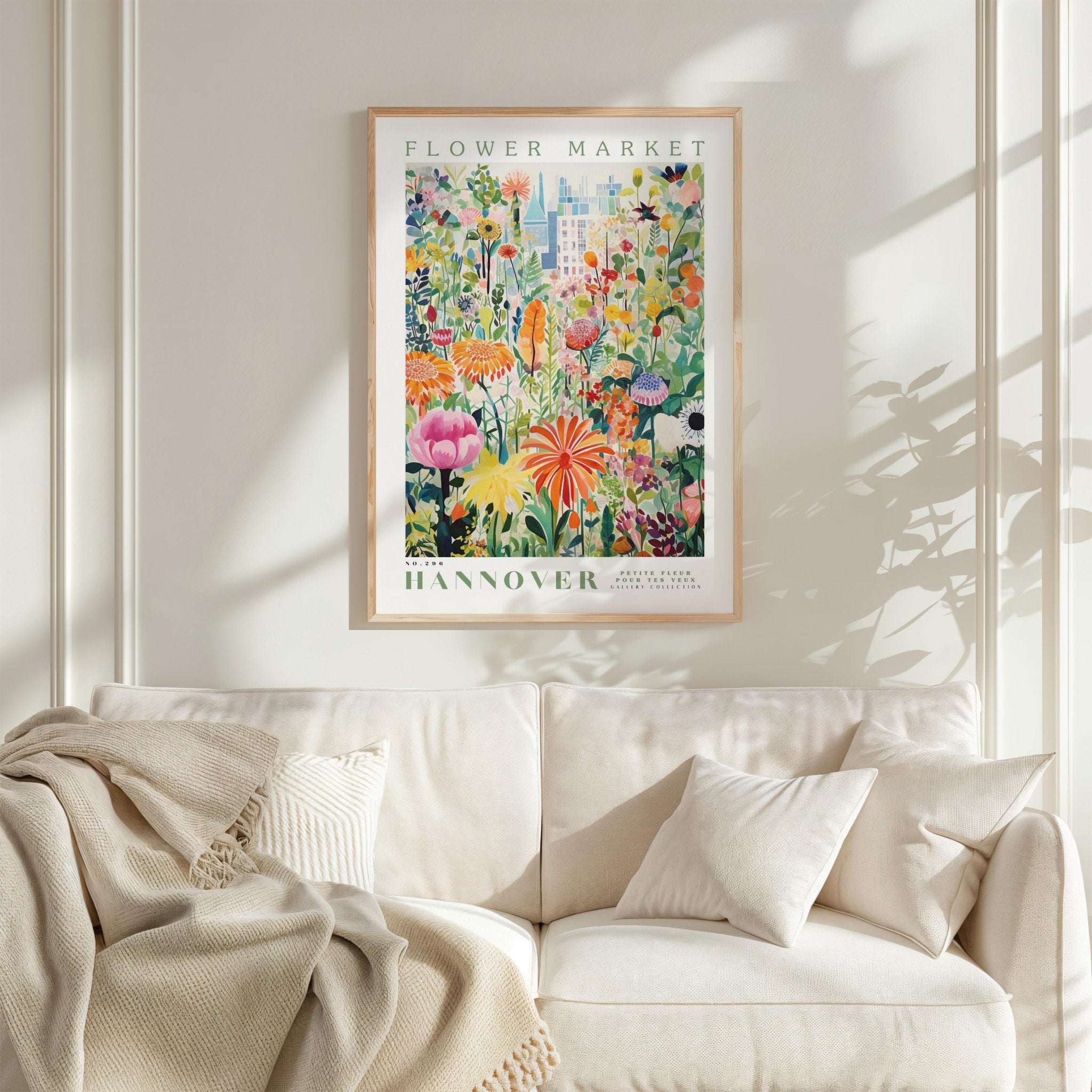 Hannover Flower Market Poster - Poster - Flower Poster