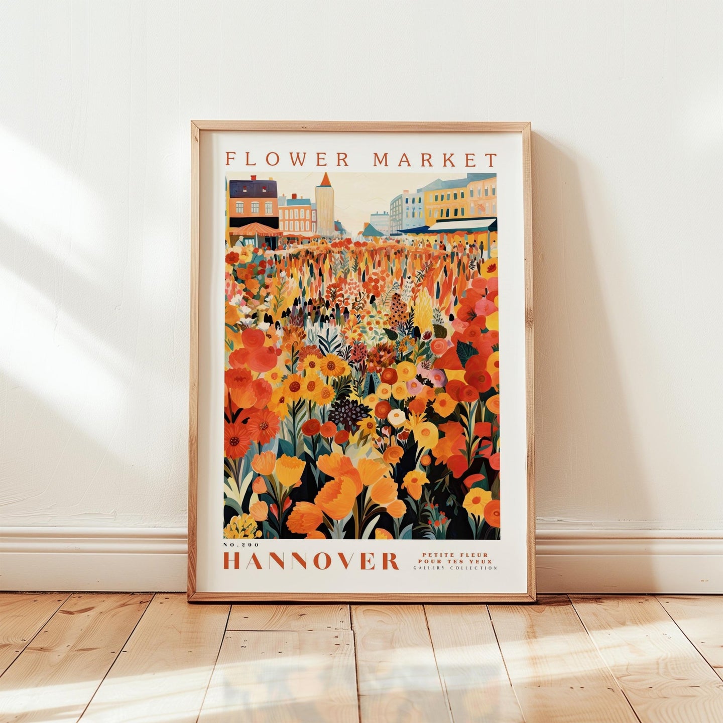 Hannover Flower Market Poster - Poster - Flower Poster