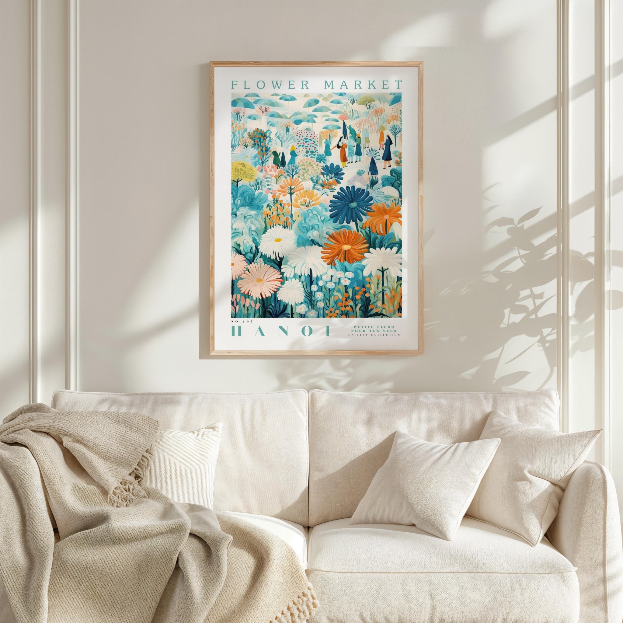 Hanoi Flower Market Poster - Poster - Flower Poster