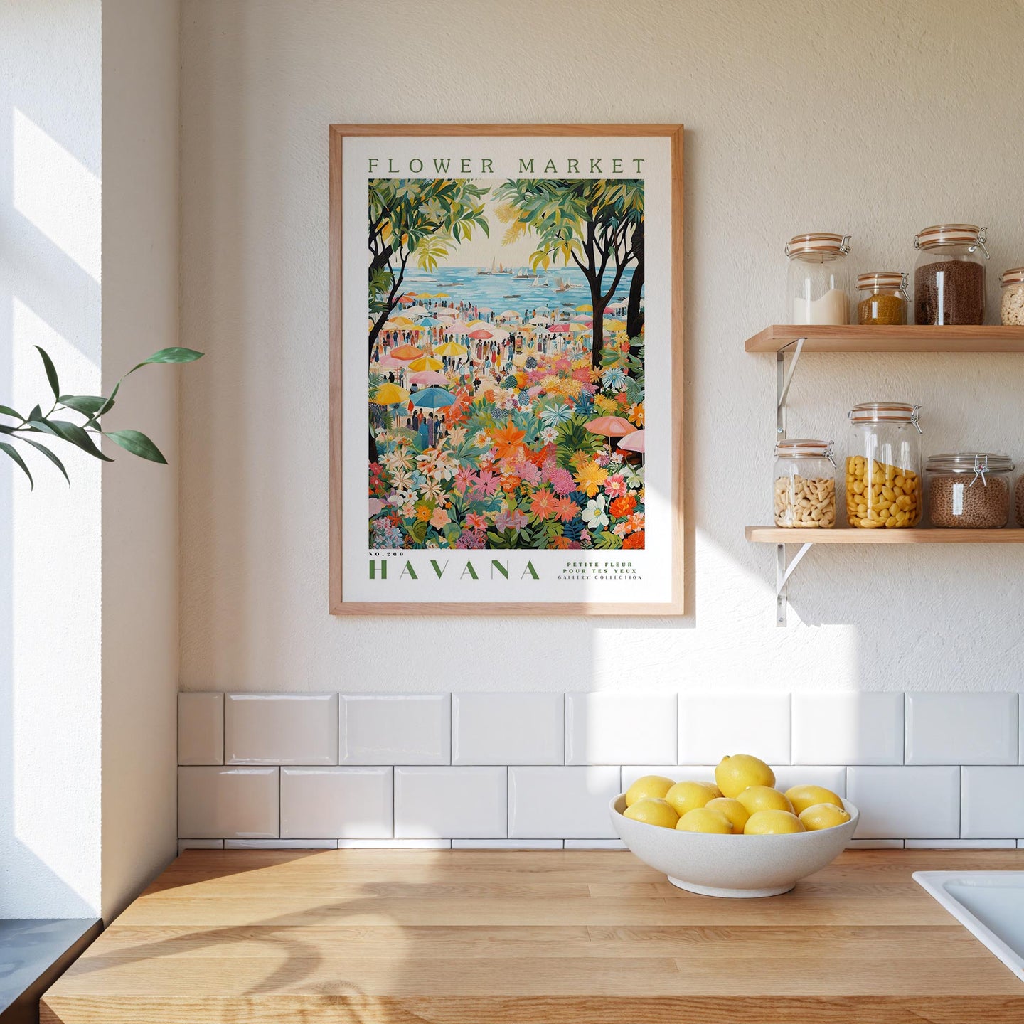 Havana Flower Market Poster - Poster - Flower Poster