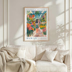 Hawaii Flower Market Poster - Poster - Flower Poster