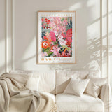 Hawaii Flower Market Poster - Posters - Flower Poster