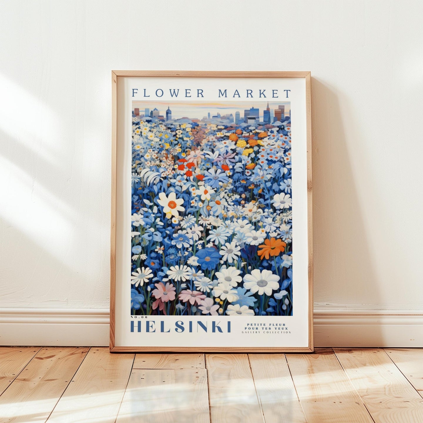 Helsinki Flower Market Poster - Posters - Flower Poster