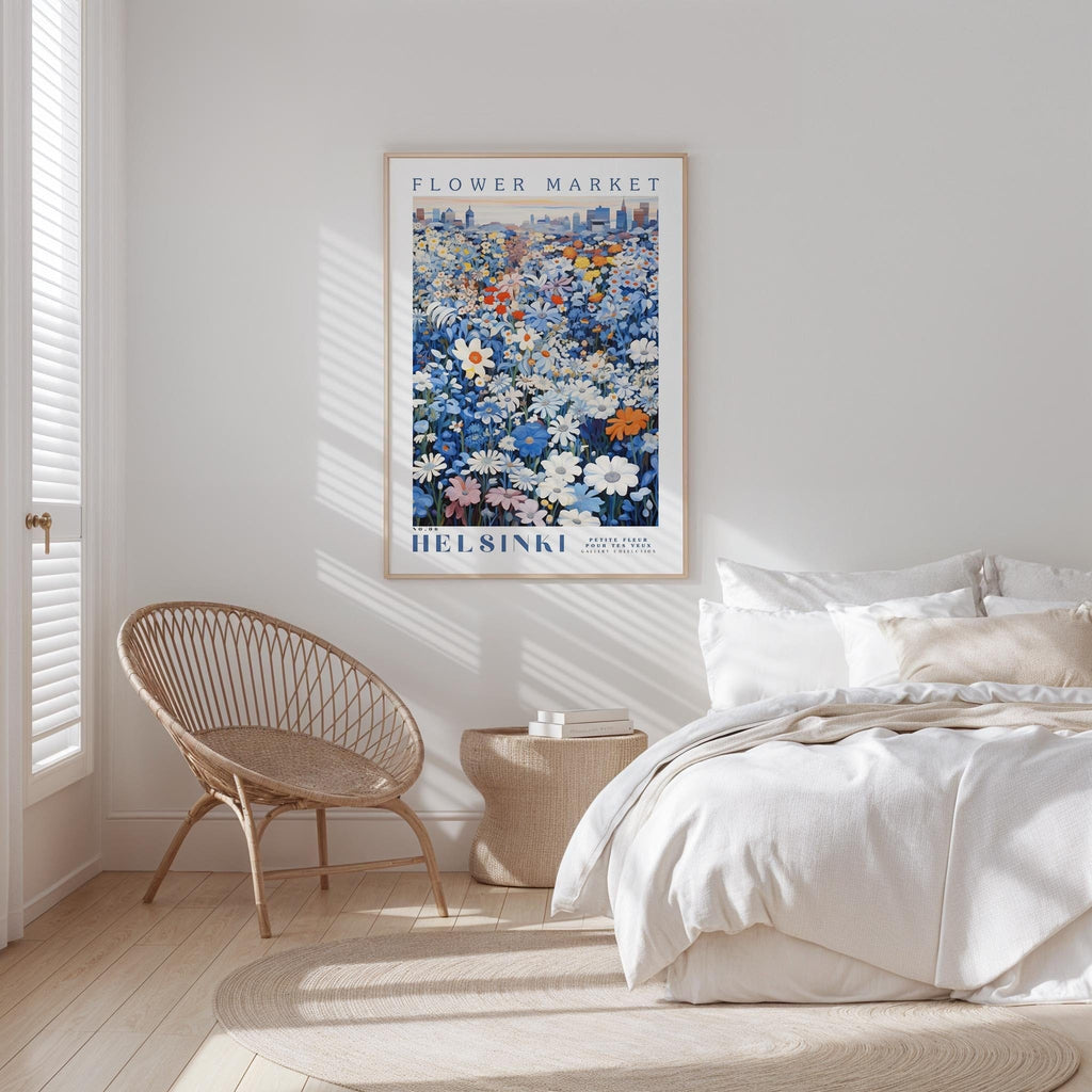 Helsinki Flower Market Poster - Posters - Flower Poster