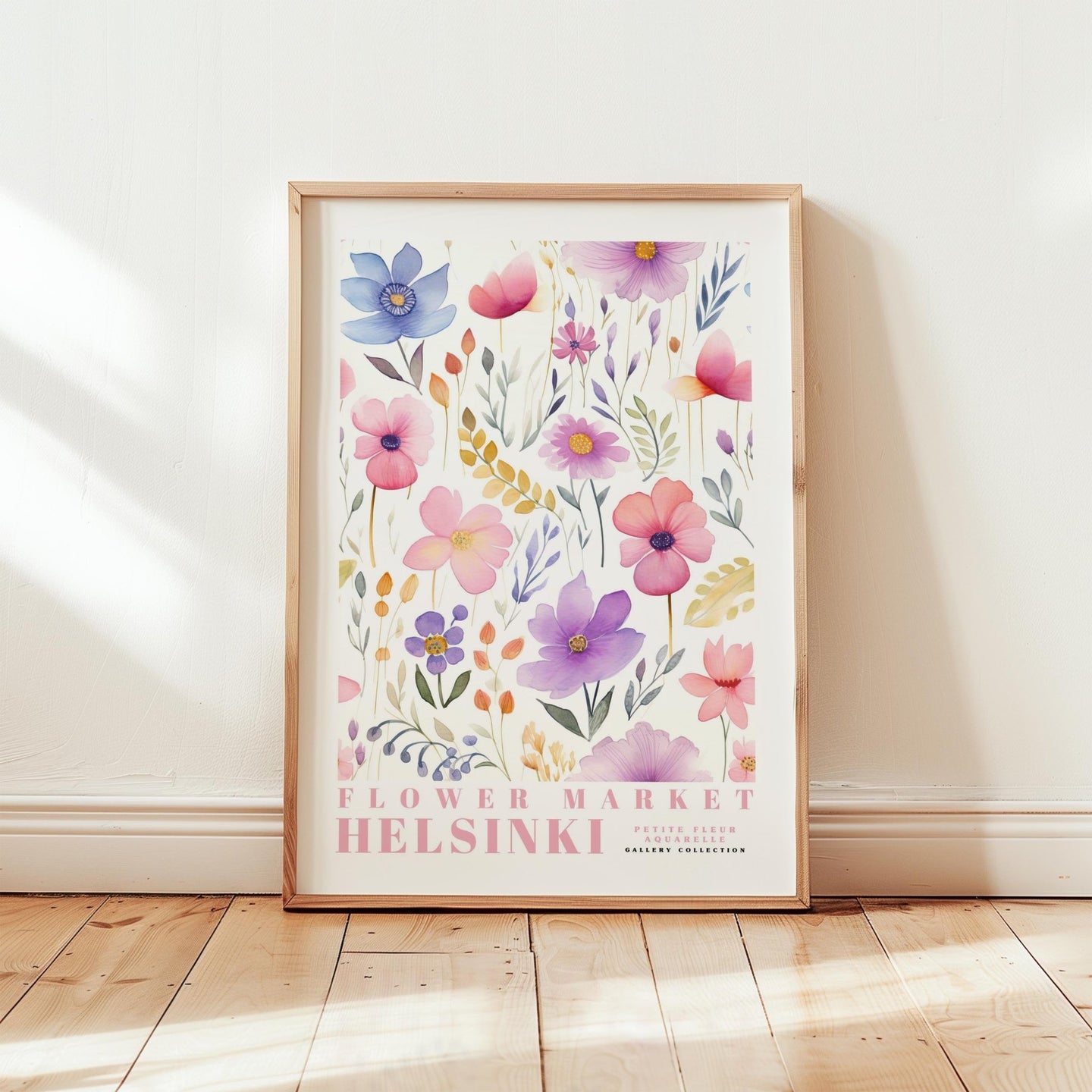 Helsinki Flower Market Poster - Posters - Flower Poster