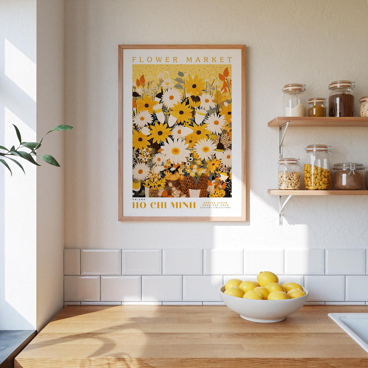 Ho Chi Minh Flower Market Poster - Poster - Flower Poster