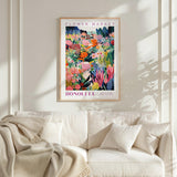 Honolulu Flower Market Poster - Posters - Flower Poster