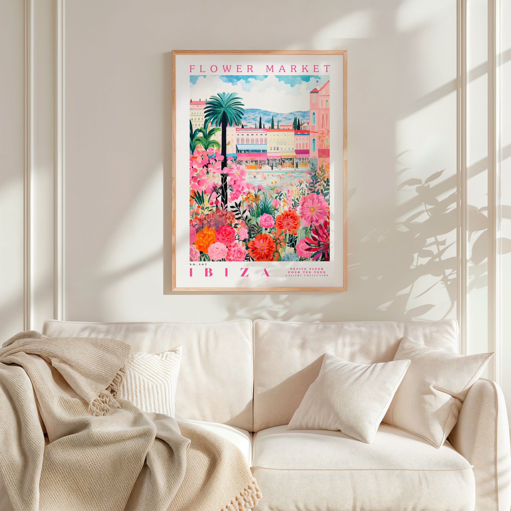 Ibiza Flower Poster