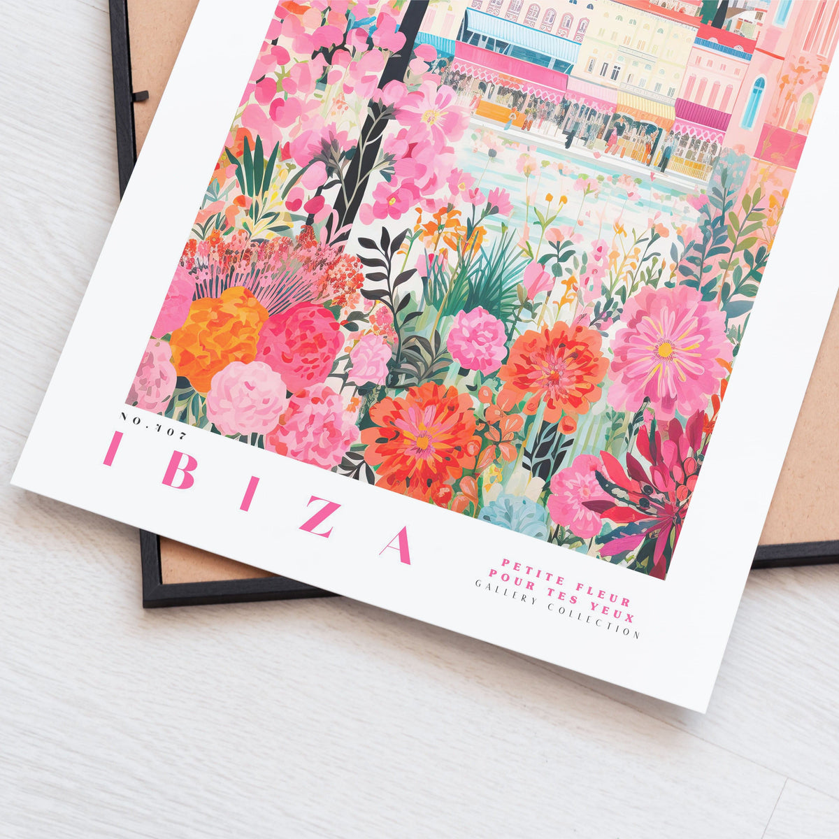 Ibiza Flower Poster