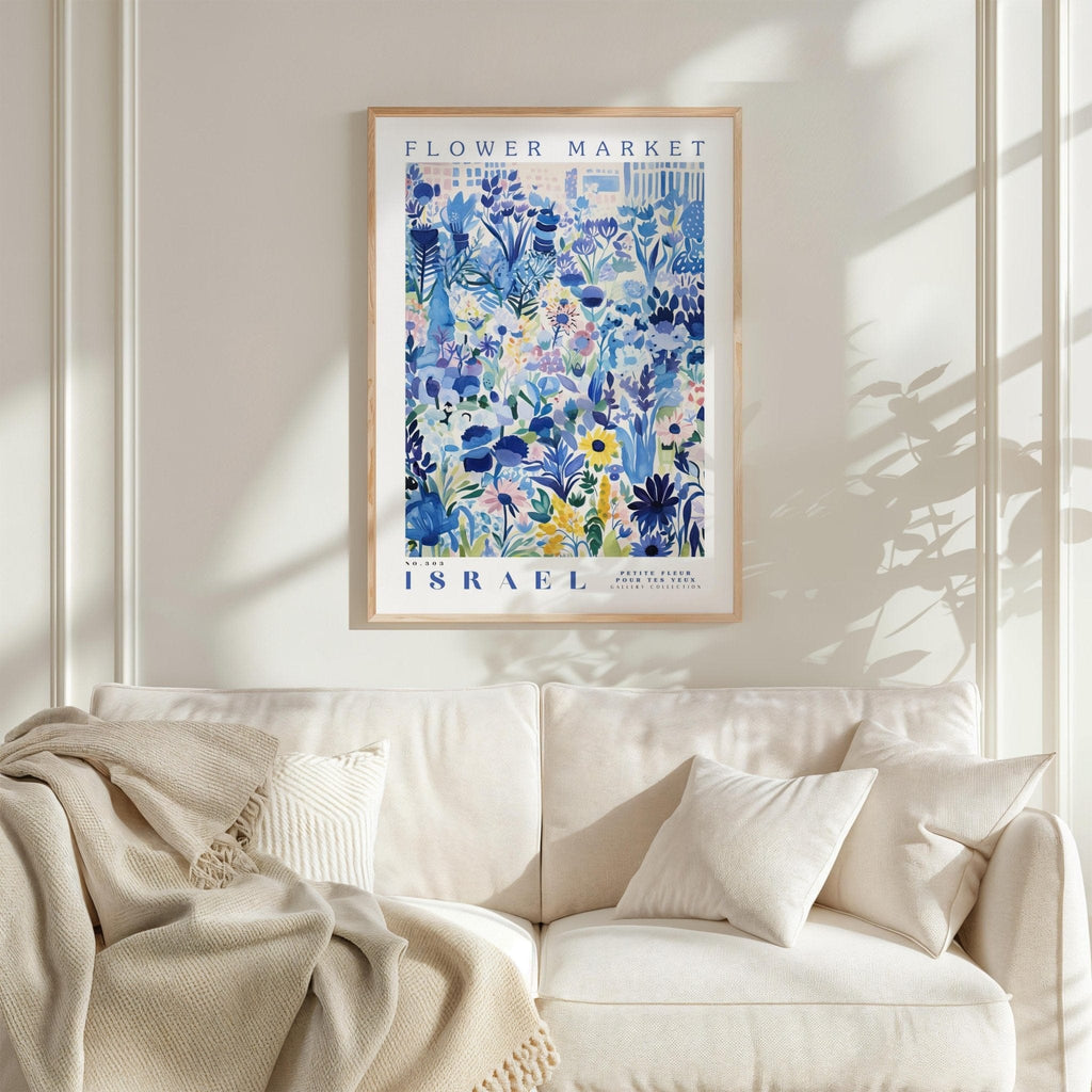 Israel Flower Market Poster - Poster - Flower Poster